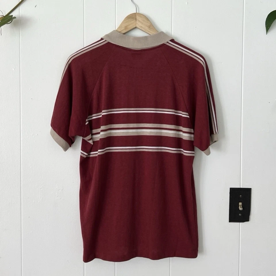 Le Tigre Vintage 90’s Red Striped Polo Size XL Y2K - Image 4 of 4