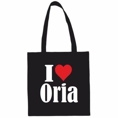 Tasche Beutel Baumwolltasche I Love Oria Geschenk Geburtstag Valentinstag Weihna