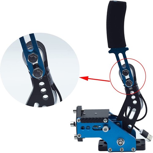 USB Handbrake Simulate Linear Handbrake For PC SIM Racing Game G25/27/29 T300 AU - Picture 6 of 17