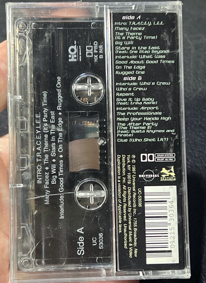 Tracey Lee – Many Facez (Cassette) New Sealed (1997) - Image 2 of 4