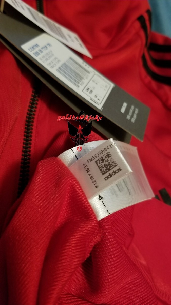 adidas Essentials Track Jacket cd8768 scarlet red black tricot 3