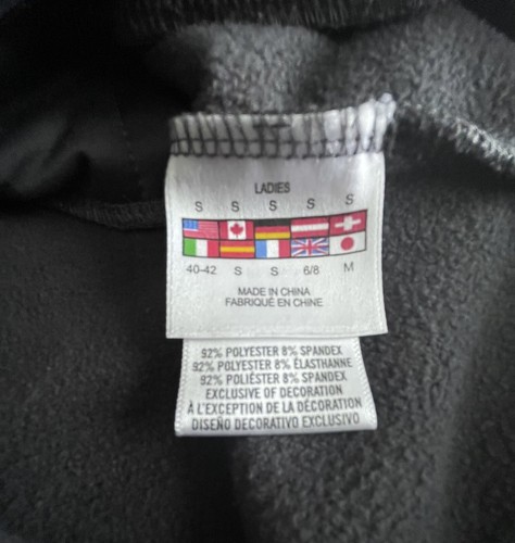 Spyder Jacke Größe Small Ohio State Taschen Kapuze Daumenlöcher grau Damen Mantel Reißverschluss - Bild 6 von 9