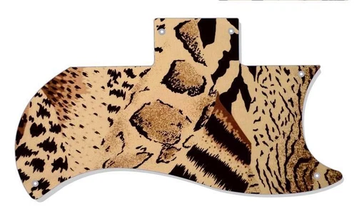 SG Half Face 61 Re-Issue Pickguard Custom Gibson Graphical Guitar Animal Pattern