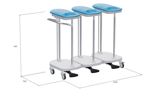 BOI 3-fach Wäschesammler Basic - Bild 5 von 17