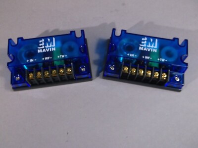 CR28 Crossover 4 ohm 2 way 12 db 300 Watt RMS For A Component System ( Pair )