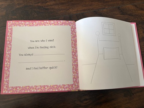 Keepsake MOM AND ME Coloring Book Creating Memories Hardbound - Picture 4 of 4