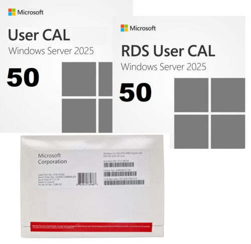 Windows Server 2025 Standard | Datacenter 16Core DVD OEM Pack + RDS + CALs - Picture 13 of 29