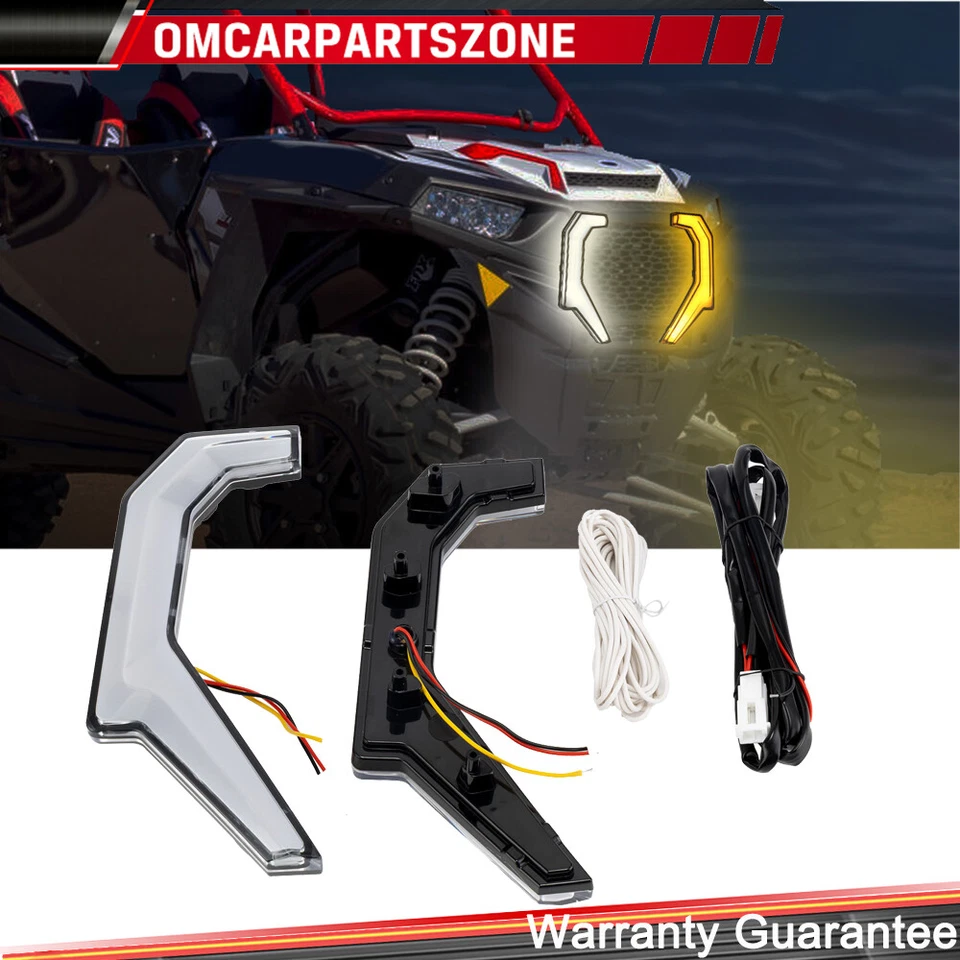 Luces de acento de colmillo de señal de giro UTV para Polaris RZR XP 4 1000/S 4 900 2014-2018 Foto 3 de 4