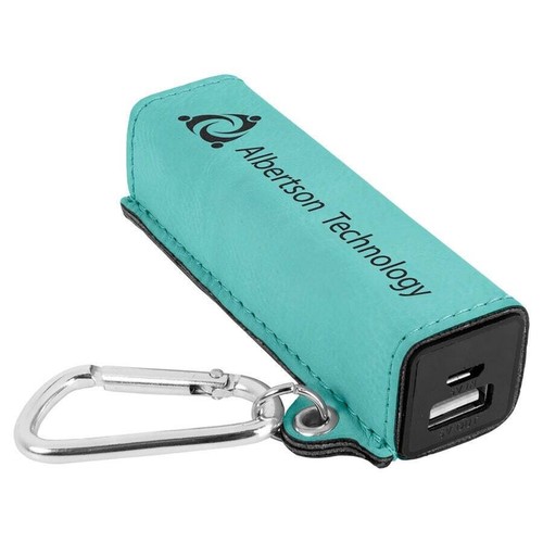 Personalized leather phone power bank 2200mah, recharge portable devices, - Picture 5 of 10