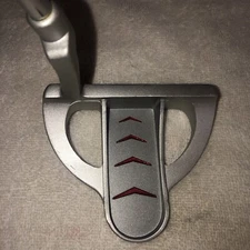 Zevo XSD CNC milling Putter with Fluted shaft w/pro velvet Grip 
