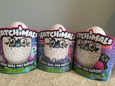 Hatchimals Exclusives 1st Edition: Burtle, Owlicorn, Bearakeet-Box MISPRINT 2016