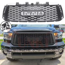Front Grille Fits For 2010 2010 2011 2012 2013 Tundra TRD PRO Grill Matte Black
