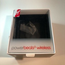 Power Beats 3 wireless  EMPTY BOX ONLY  with Earbuds Cushions White 
