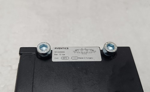 AVENTICS 5812430000 DIRECTIONAL VALVE MAX 10 BAR 22W42 FREE DELIVERY - Picture 3 of 4