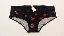 New Victoria's Secret PINK Cherry Hipster Panties Vintage NWT M 2019 Cheeky