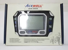 New Acewell 3701H-CRF Digital Speedometer Tachometer ATV Motorcycle Computer