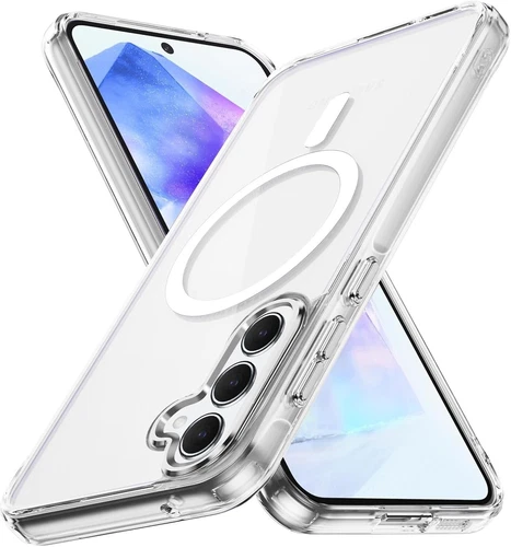 Samsung Galaxy A56 A55 A35 A36 Magnetic Shockproof Clear Magsafe Case Cover