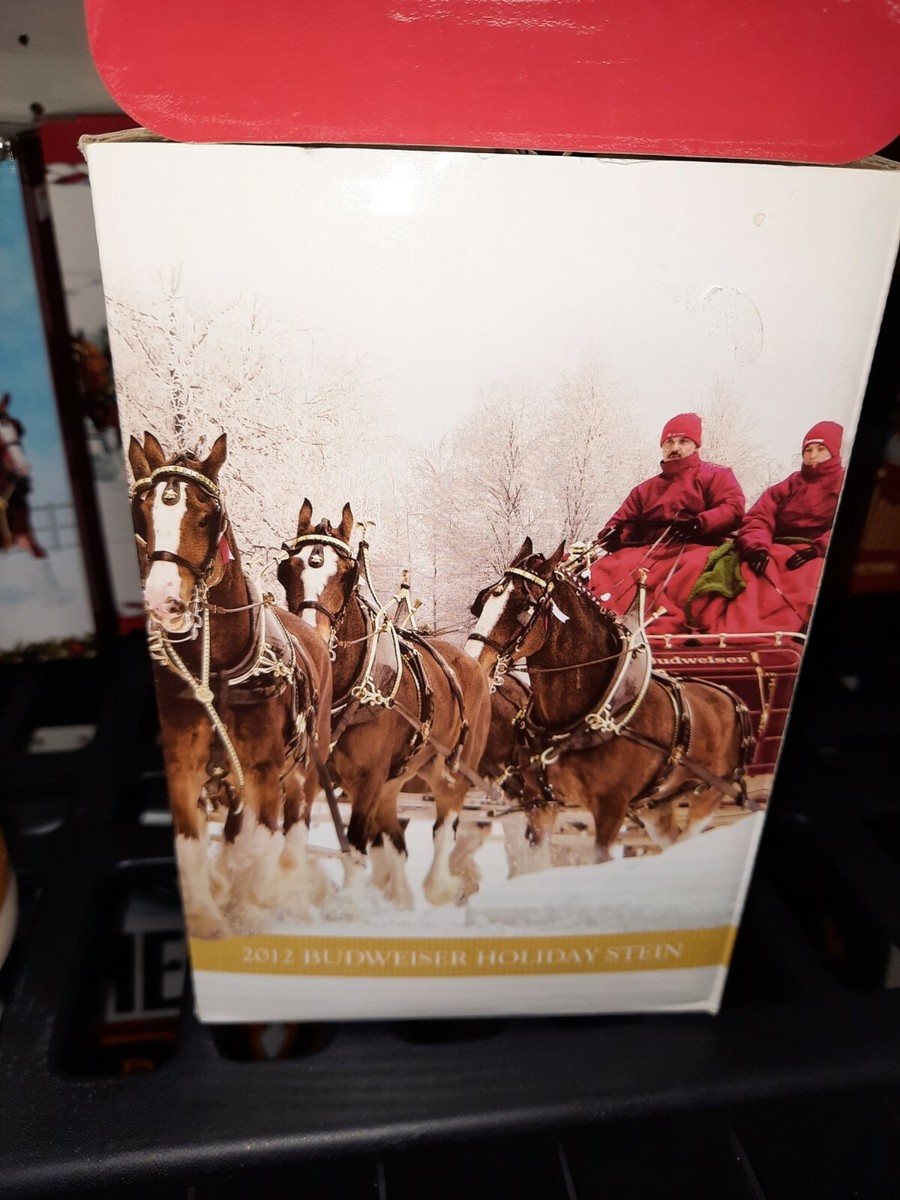 2012 Budweiser Winter Wonderland HOLIDAY Stein | eBay