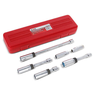 ABN | Spark Plug Socket Set   6 Piece 3/8  Inch Drive Magnetic Socket Set