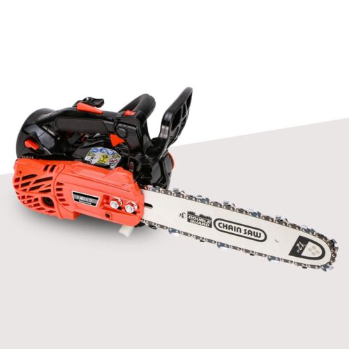 Mini 12-inch Compact Top Handle Gasoline Chain Saw 25CC 2-Stroke Carving/Climbin - Picture 17 of 19