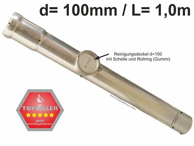 Original LORO-X verzinkt Standrohr 100x1000mm mit Reinigung u. Innenbeschichtung