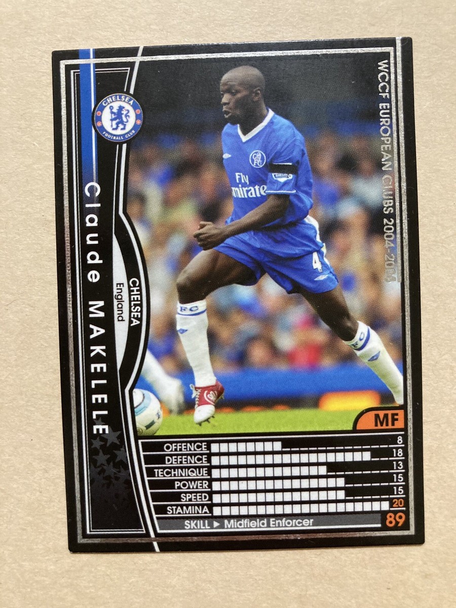 WCCF  2004～2005 Claude Makelele 2004-2005 04-05 Panini WCCF Soccer Card Rare