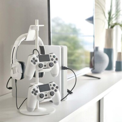 3 Tier/4-layer Adjustable Gaming Headset Hanger Organizers for Switch/XB Box