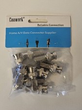 10 BNC COMPRESSION COAX CONNECTOR RG59 CABLE CCTV MALE B2 