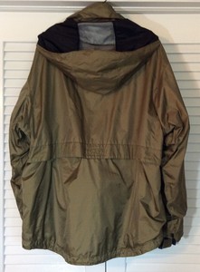 Bimini-Bay-Olive-Green-Nylon-Rain-Jacket-Windbreaker-Fishing-Coat-Sz-Adult-XL