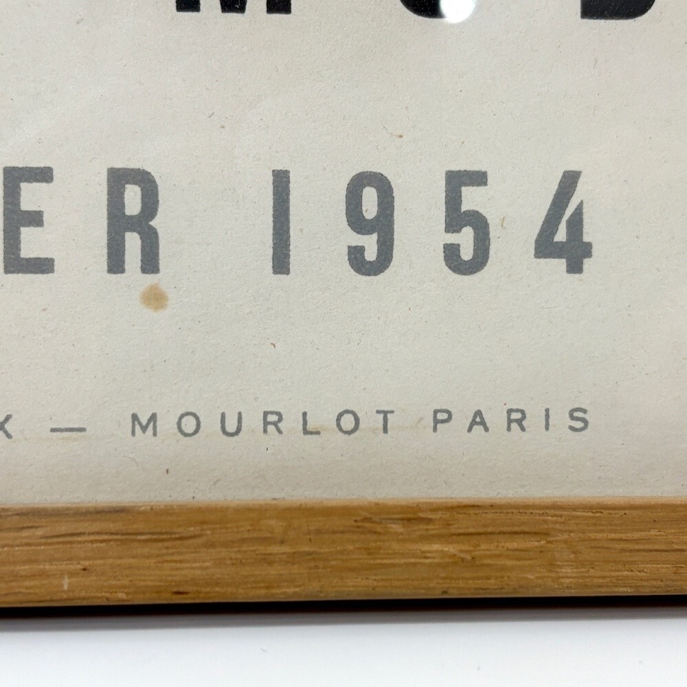 Le Corbusier 1954 Vintage Exhibition Poster Original Lithograph