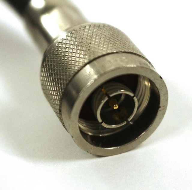 24 Ft Pasternack RG 213/U Coaxial Cable with (1) N Type Male Connector