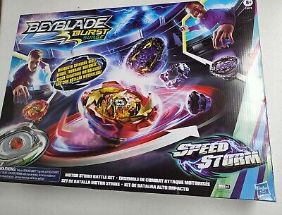 Hasbro Beyblade Burst Surge Speedstorm Motor Strike Battle Set, 1