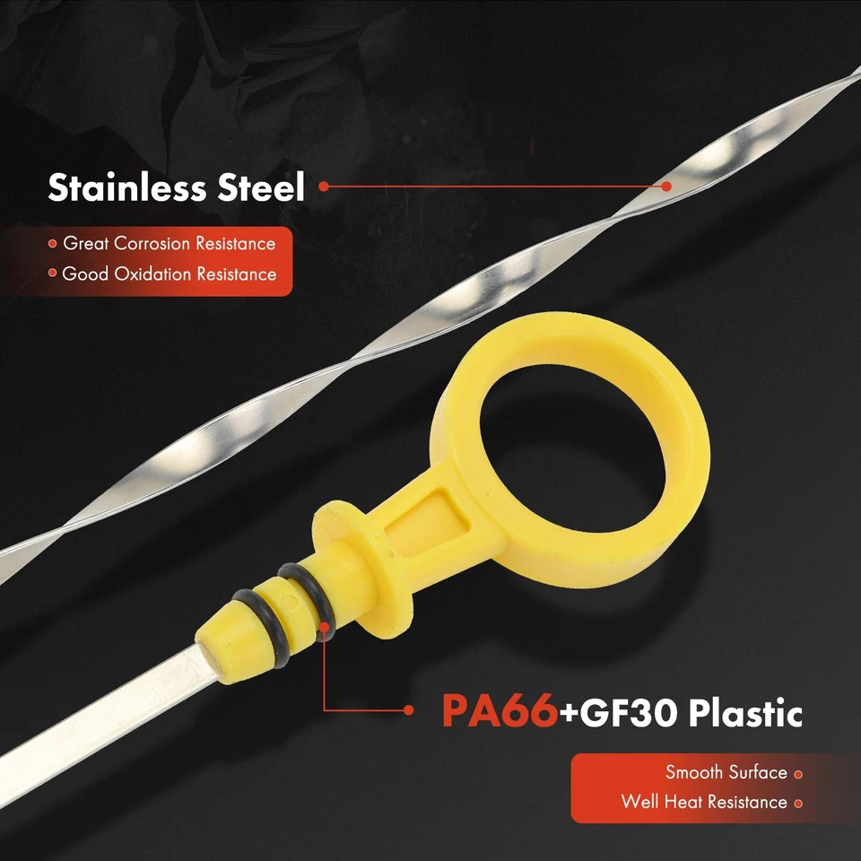 Varilla de medición de aceite de motor para Chevrolet Camaro Equinox Impala Cadillac XTS GMC Buick Foto 2 de 4