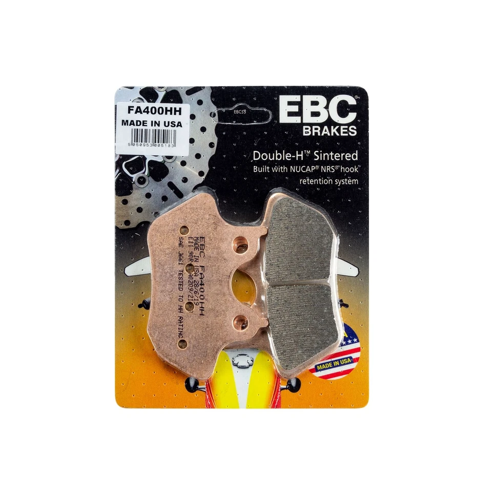 Pastilha de freio dianteira esquerda EBC HH Harley Davidson Dyna FXDWGi Wide Glide 1450 2004-07 - Imagem 3 de 4