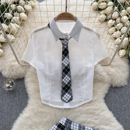 Mujeres Escuela Niña Sexy Uniforme Disfraz Lencería Juegos con disfraces Conjunto Sujetador Mini Falda - Imagen 15 de 31