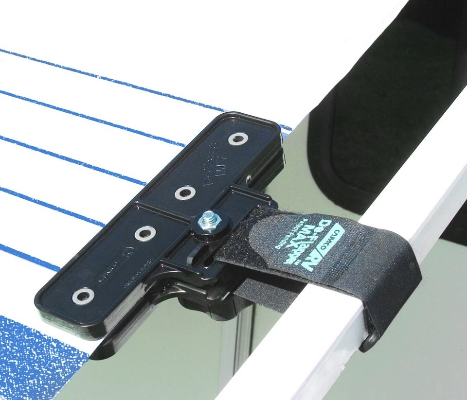 Camco RV Awning De Flapper Max 2 Pack Black Protects Awnings from Wind Damage - Image 3 of 4