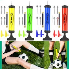 1 x Ball Pump Football Rugby Basketball Sport Hand Pump New Needle Valve `UK.