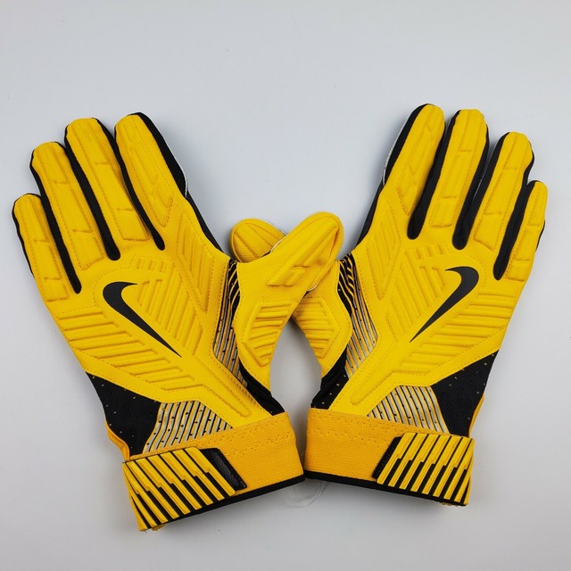 yellow receiver gloves