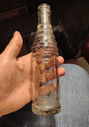 Vintage Ace Hi Cola Glass Embossed Little Rock, S.C. Soda Bottle Collectible - Picture 1 of 6