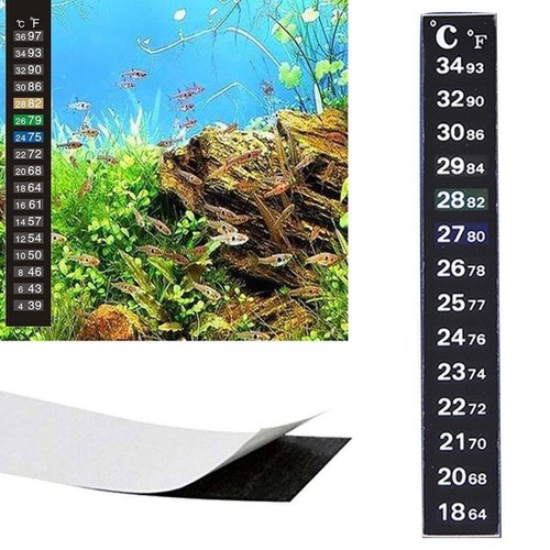 Fish Tank Aquarium Thermometer Digital/Analogue Temperature M9J1 NEW Gauge P8N5 - Picture 2 of 12