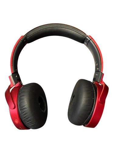 Sony MDR-XB650BT Extra Bass Bluetooth Headphones - Red - Tested and Working