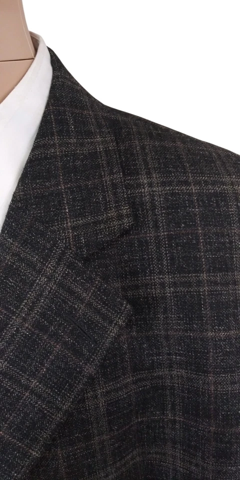 Jack Victor Prossimo Lindenwood Three Button Wool Silk Linen Sport Coat 56R - Image 3 of 4