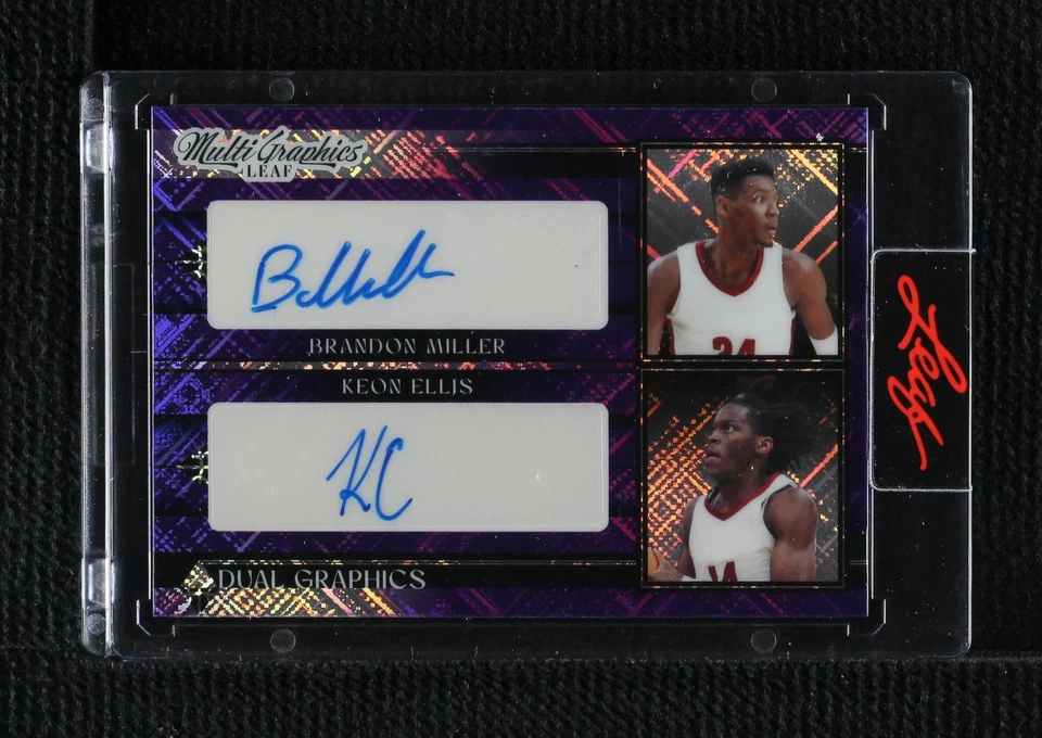 2022-23 Leaf MultiGraphics - Keon Ellis/Brandon Miller #DG-5