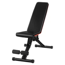 Adjustable Weight Bench, Foldable Exercise Workout Bench Full Body for Home Gym