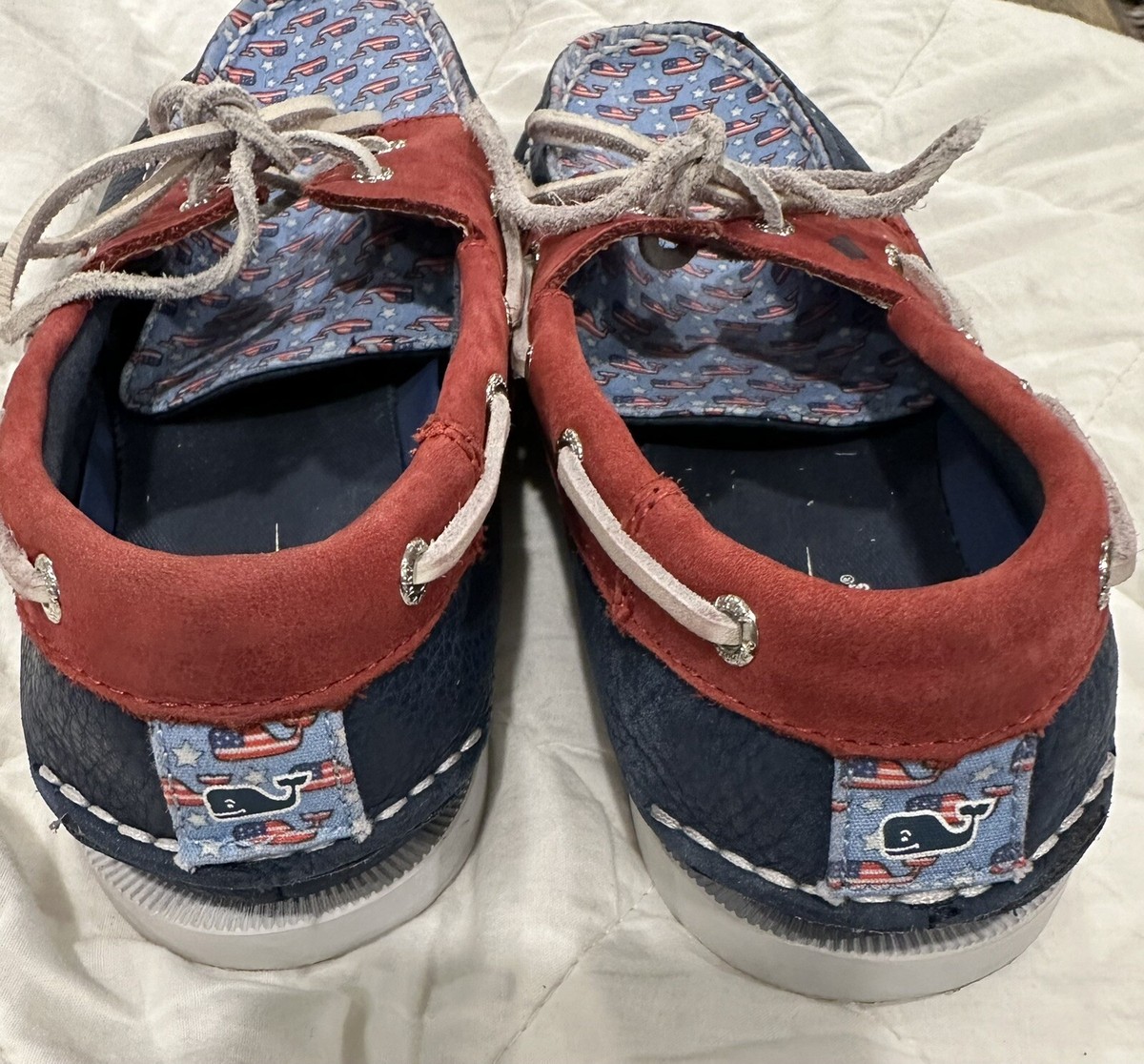 Sperry Top-Sider Vineyard Vines Americana Whale Boys 6 M 