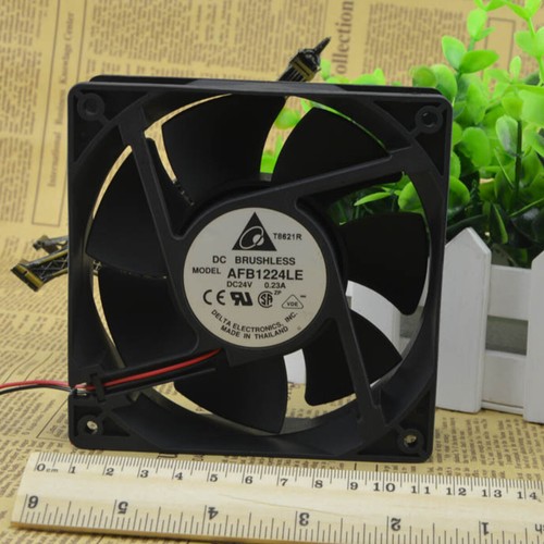 DELTA 12038 AFB1224LE 24V 0.23A 12CM Chassis Cooling Industrial Fan Mute - Picture 2 of 5
