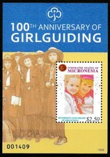 Micronesia 2010 Girl Guides Cent MS SC# 873 MNH Mint/Never Hinged