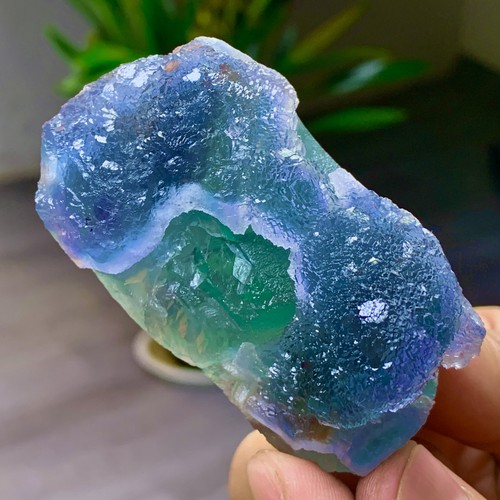 131G Natürliche transparente grüne kubische Fluorit Mineral Probe aus der Inneren Mongolei - Bild 23 von 24