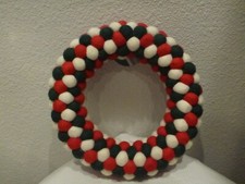 Trader Joe's Handcrafted Felted Wool Wreath Christmas