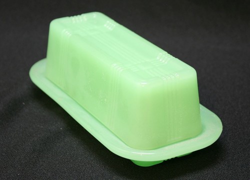 TableCraft Jadeite Green Glass Butter Dish Never been used, Unopen package - Picture 2 of 6